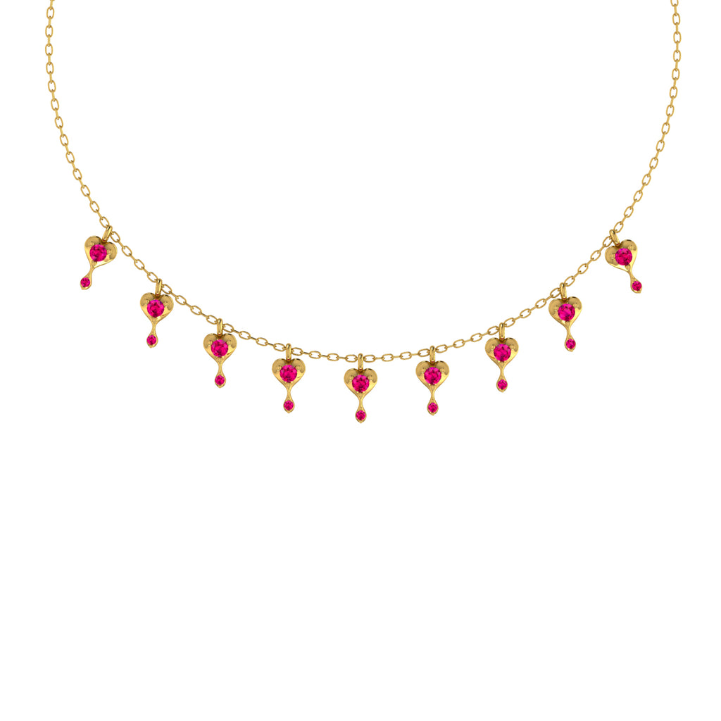 Bleeding Hearts Necklace