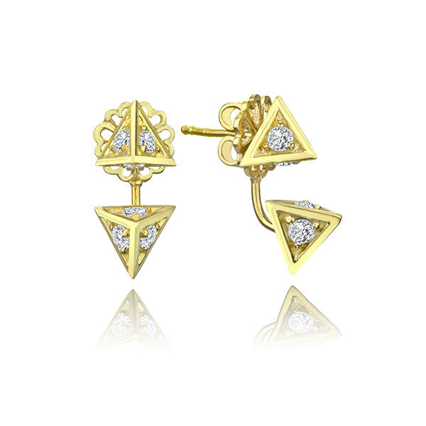 Double Pyramid Ear Jackets
