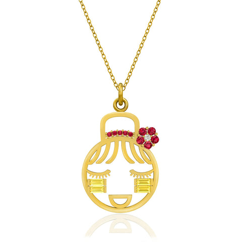 Thanaka Girl Necklace