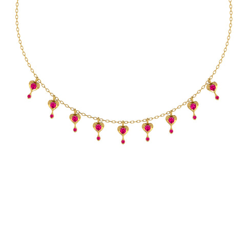 Bleeding Hearts Necklace