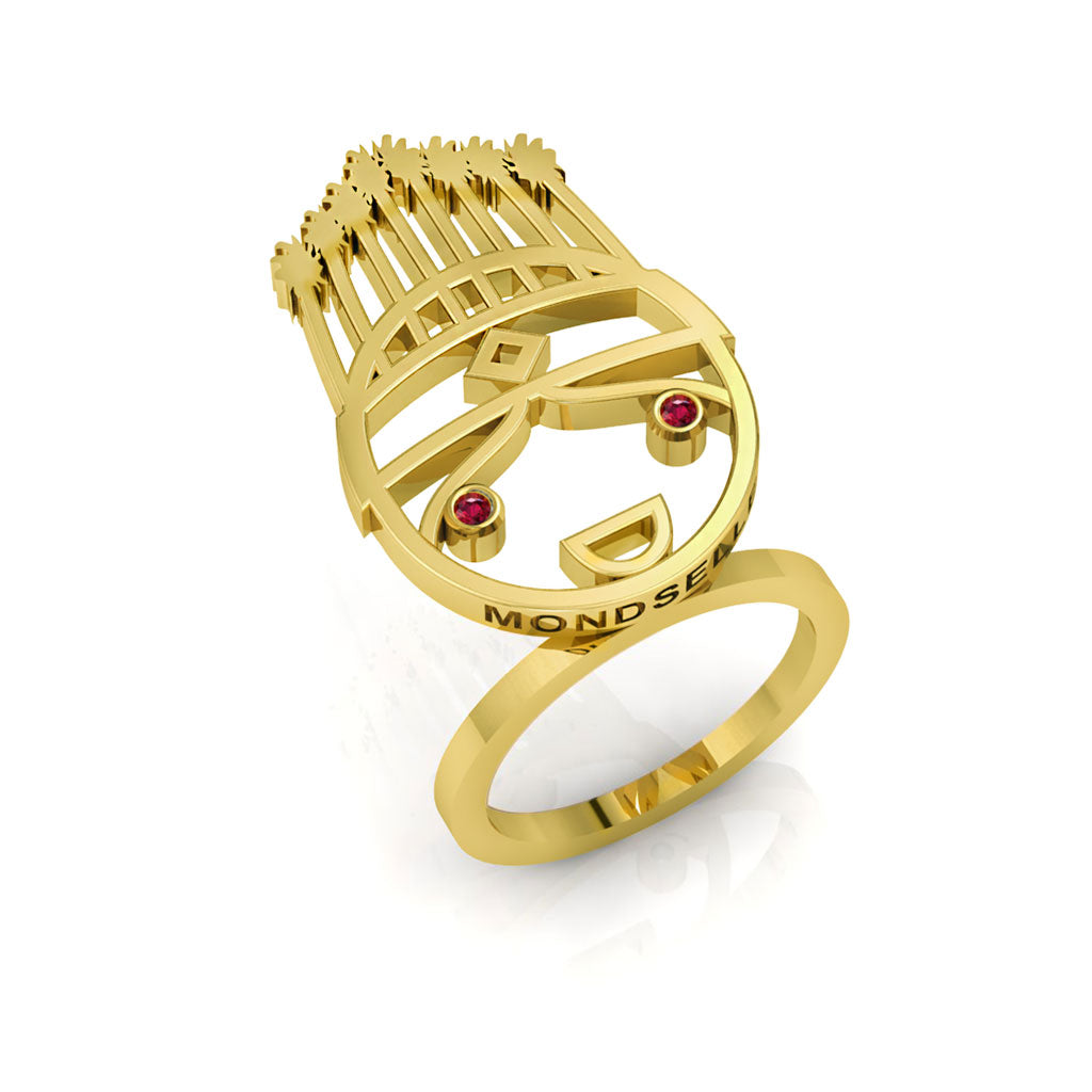 Buy 22kt Gold Lord Venkateswara Swamy Gents Ring 93VD3036 Online from  Vaibhav Jewellers
