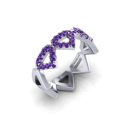 Pave' Crown Ring