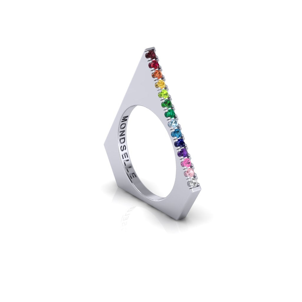 Pave' Vertex Ring